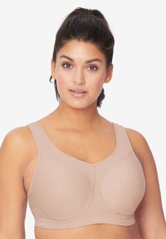 US 32B Glamorise PURPLE Adjustable Support Underwire Sports Bra
